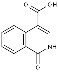 1-OXO-1,2-DIHYDRO-4-ISOQUINOLINECARBOXYLIC ACID 구조식 이미지