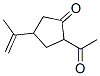사이클로펜타논,2-아세틸-4-(1-메틸에테닐)-(9CI) 구조식 이미지