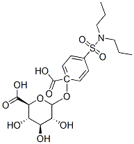Probenecid Acyl -D-Glucuronide 구조식 이미지
