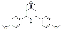 6,8-bis(4-methoxyphenyl)-7-azabicyclo[3.3.1]nonan-9-one 구조식 이미지