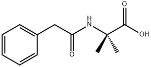 2-Methyl-N-(2-phenylacetyl)alanine Structure