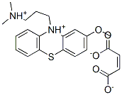 10-[3-(dimethylammonio)propyl]-2-methoxy-10H-phenothiazinium maleate Structure