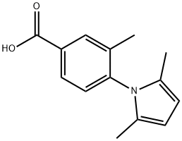 4-(2,5-dimethyl-1H-pyrrol-1-yl)-3-methylbenzoic acid Structure