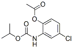 [2-(Acetyloxy)-5-chlorophenyl]carbamic acid 1-methylethyl ester Structure