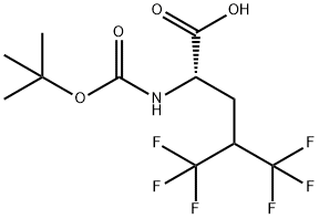 (S)-N-Boc-5,5,5,5,5,5-Hexafluoroleucine Structure