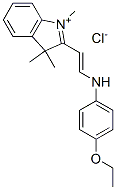 2-[2-[(4-ethoxyphenyl)amino]vinyl]-1,3,3-trimethyl-3H-indolium chloride Structure