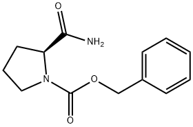 (2S)-2-카바모일피롤리딘-1-카르복실산 벤질 구조식 이미지