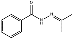 N'-(1-메틸에틸리덴)벤조히드라지드 구조식 이미지