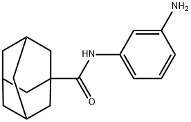 N-(3-aminophenyl)adamantane-1-carboxamide 구조식 이미지