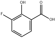 3-FLUORO-2-HYDROXYBENZOIC ACID 구조식 이미지