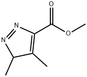 3H-Pyrazole-5-carboxylicacid,3,4-dimethyl-,methylester(9CI) Structure