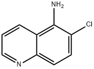 6-CHLOROQUINOLIN-5-AMINE 구조식 이미지