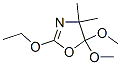 Oxazole, 2-ethoxy-4,5-dihydro-5,5-dimethoxy-4,4-dimethyl- (9CI) Structure