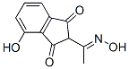 1H-Indene-1,3(2H)-dione, 4-hydroxy-2-[1-(hydroxyimino)ethyl]- (9CI) Structure