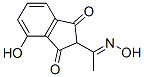 1H-Indene-1,3(2H)-dione, 4-hydroxy-2-[1-(hydroxyimino)ethyl]- (9CI) 구조식 이미지