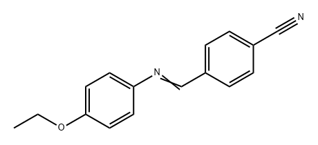 4'-CYANOBENZYLIDENE-4-ETHOXYANILINE Structure