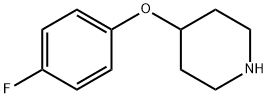 4-(4-FLUOROPHENOXY)PIPERIDINE 구조식 이미지