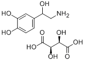 Norepinephrine tartrate 구조식 이미지