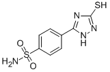 4-(3-Mercapto-1H-1,2,4-triazol-5-yl)benzenesulfonamide 구조식 이미지