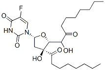3',5'-dioctanoyl-5-fluoro-2'-deoxyuridine Structure