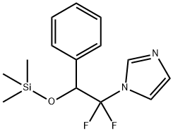 1-(1,1-DIFLUORO-2-PHENYL-2-TRIMETHYLSILOXY-ETHYL)-IMIDAZOLE Structure