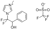 1-(1,1-DIFLUORO-2-HYDROXY-2-PHENYL-ETHYL)-3-METHYL-IMIDAZOLIUM TRIFLATE 구조식 이미지