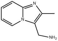 C-(2-메틸-이미다조[1,2-A]피리딘-3-YL)-메틸라민 구조식 이미지