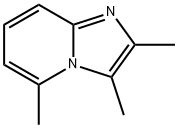 2,3,5-트리메틸이미다조(1,2-a)-피리딘 구조식 이미지
