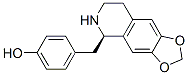 (+)-4-[[(R)-5,6,7,8-Tetrahydro-1,3-dioxolo[4,5-g]isoquinoline-5-yl]methyl]phenol 구조식 이미지