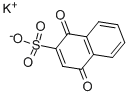 1,4-NAPHTHOQUINONE-2-SULFONIC ACID, K Structure