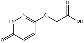(6-OXO-1,6-DIHYDRO-PYRIDAZIN-3-YLOXY)-ACETIC ACID Structure