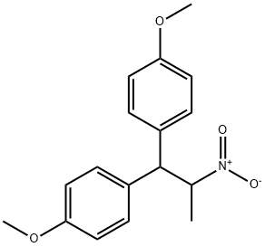 1-methoxy-4-[1-(4-methoxyphenyl)-2-nitro-propyl]benzene 구조식 이미지