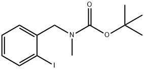 (2-IODO-BENZYL)-METHYL-CARBAMIC ACID TERT-BUTYL ESTER Structure