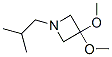 Azetidine, 3,3-dimethoxy-1-(2-methylpropyl)- (9CI) Structure