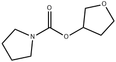 1-Pyrrolidinecarboxylicacid,tetrahydro-3-furanylester(9CI) Structure