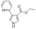 4-(2-PYRIDINYL)-1H-PYRROLE-3-CARBOXYLIC ACID ETHYL ESTER Structure