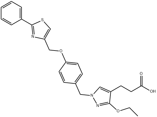 Sipoglitazar Structure