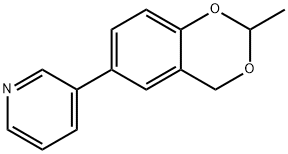 Pyridine, 3-(2-methyl-4H-1,3-benzodioxin-6-yl)- (9CI) 구조식 이미지