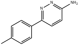 3-아미노-6-(4-메틸페닐)피리다진 구조식 이미지