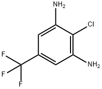 4-CHLORO-3,5-DIAMINOBENZOTRIFLUORIDE Structure