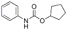 Phenylcarbamic acid cyclopentyl ester Structure