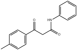 4-METHYL-BETA-OXO-N-PHENYL-BENZENEPROPANAMIDE Structure