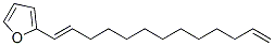 2-(1,12-Tridecadienyl)furan Structure