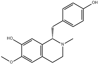 3423-07-2 1α-(4-Hydroxybenzyl)-2-methyl-1,2,3,4-tetrahydro-6-methoxyisoquinoline-7-ol