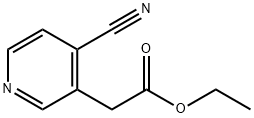 에틸2-(4-시아노피리딘-3-일)아세테이트 구조식 이미지