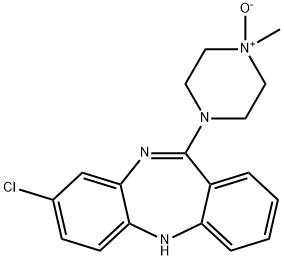 클로자핀N-옥사이드 구조식 이미지