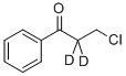 3-CHLOROPROPIOPHENONE(2-D2) Structure