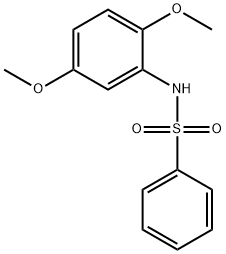Benzenesulfonamide,N-(2,5-dimethoxyphenyl)- Structure