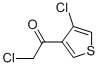 Ethanone, 2-chloro-1-(4-chloro-3-thienyl)- (9CI) Structure