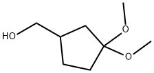 Cyclopentanemethanol, 3,3-dimethoxy- (9CI) Structure